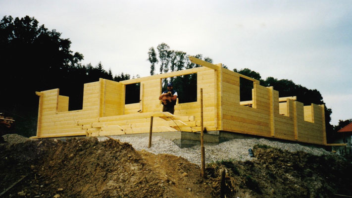 Construction of the blockhouse picture 1