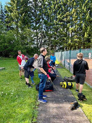 Zuschauen bei den Herren30 am Platz 3