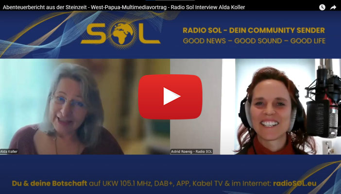 West-Papua Multimediavortrag. Interview Radio Sol mit Alda Koller, Verein Alvital