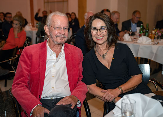 Arnulf Rohsmann and Regina Hübner during the gala dinner (Photo: Stadt Villach)