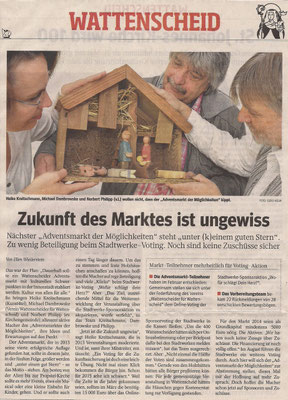 WAZ-WAT-Zukunft des Marktes ist ungewiss 24042014