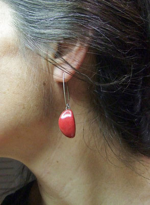 boucles d'oreilles de céramiste