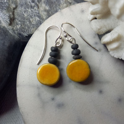 bijoux d'oreilles en céramique