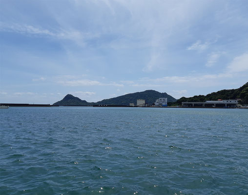 ひょっこりひょうたん島のような大島