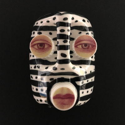 masque bidon/porcelaine