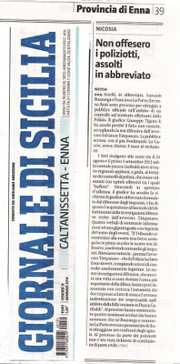 Giornale di Sicilia - 31 gennaio 2014