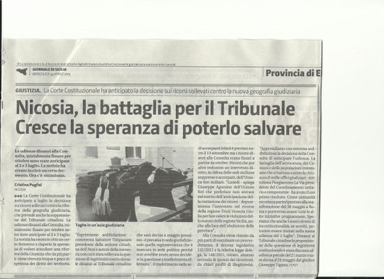 Giornale di Sicilia - Mercoledì 24 aprile 2013