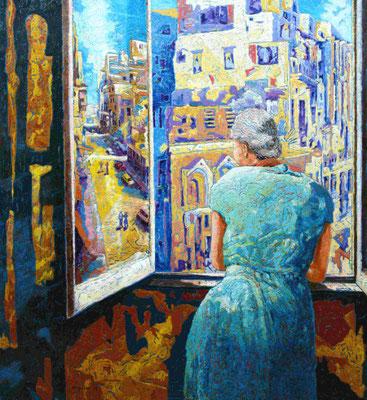 Die Post_2022_Öl auf Leinwand / The Post_oil on canvas
