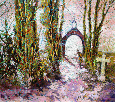 Das Wirtshaus_2022_Öl auf Leinwand / The inn_oil on canvas