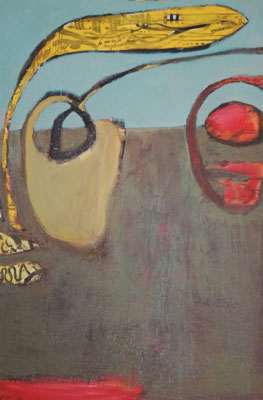 80 x 120 cm, Acryl auf Leinwand, verkauft