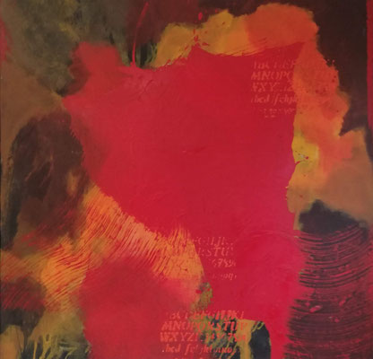 100 x 100 cm, Acryl auf Leinwand