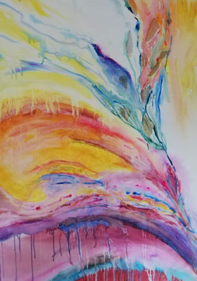 100 x 140 cm, Aquacryl auf Leinwand