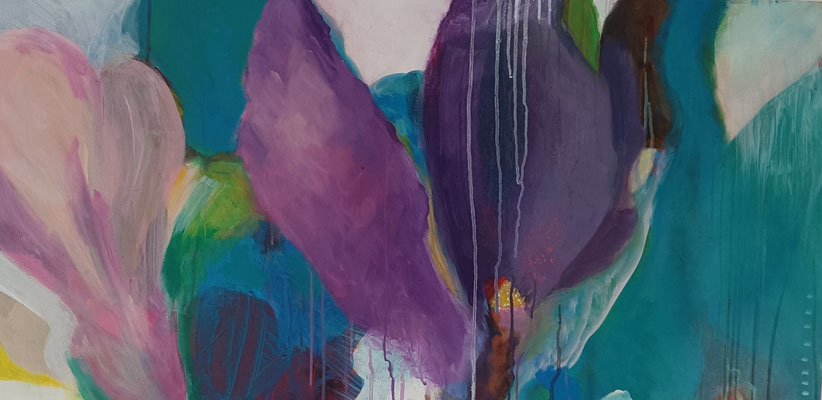 100 x 50 cm, Acryl auf Leinwand, verkauft