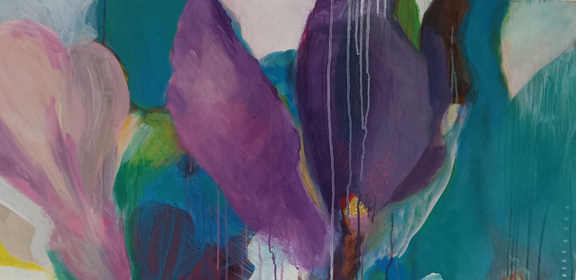 100 x 50 cm, Acryl auf Leinwand, verkauft