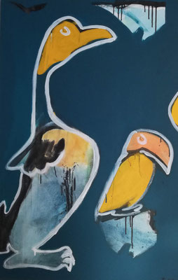 80 x 120 cm, Acryl auf Leinwand, verkauft