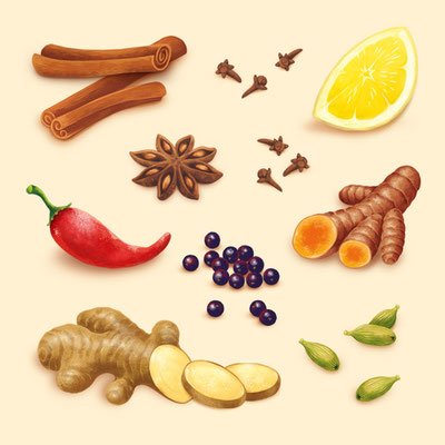 © Illustration für Beutelsbacher Fruchtsaftkelterei GmbH, Auftraggeber: Dittus Design | Packaging Design & Branding