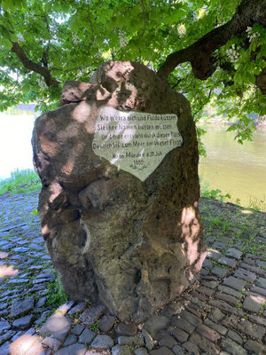 Weserstein in Hann. Münden