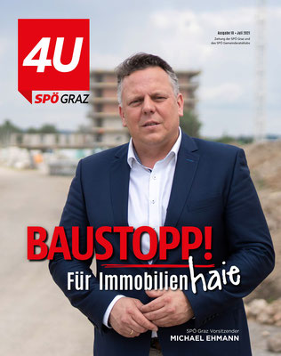 Cover für SPÖ Graz Magazin 4U - Foto: Michael Schnabl