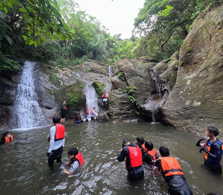 修学旅行水遊び