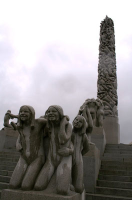 De Gustav Vigeland, monolithe du Parc Vigeland