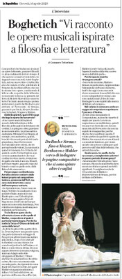 "Repubblica", Aprile 2020
