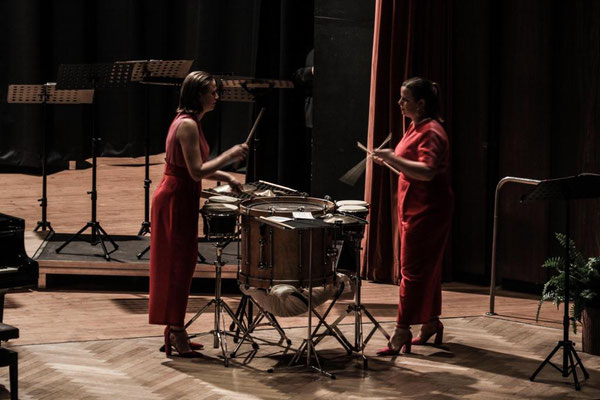 Jahreskonzert Bad Buchau 01. Mai 2019 mit dem PercussionDuo Jessica & Vanessa Porter
