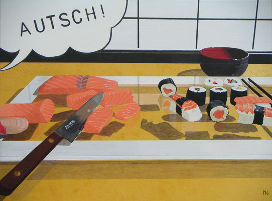 Mein neues japanisches Messer 60 x 80 x 4 cm