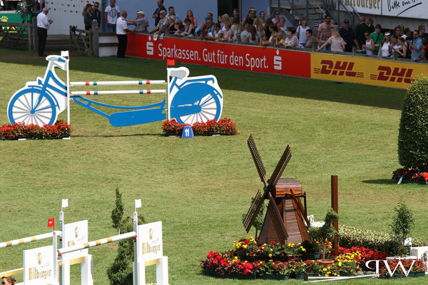 CHIO Aachen 2017 - Geländeprüfung Vielseitigkeit...Hollandrad und Windmühle im Springstadion/Aachen - Turniergelände