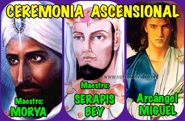 Ceremonia ascensional con Moria Serapis y Miguel