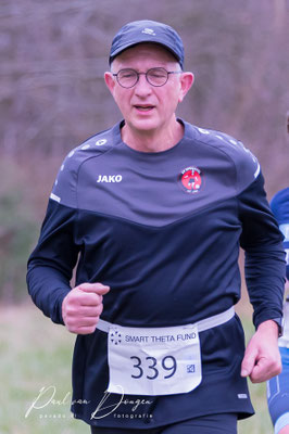 Robert Peeters actief tijdens de Cross Duathlon