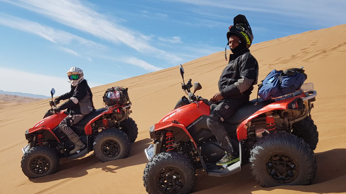 QUAD OUARZAZATE MAROKKO ABENTEUER QUAD BUGGY ENDURO