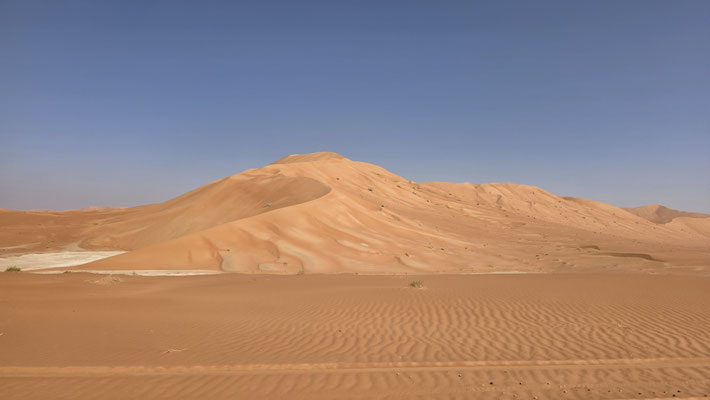 DUNA DI SABBIA CON SABBIA FINE OMAN PAESAGGIO