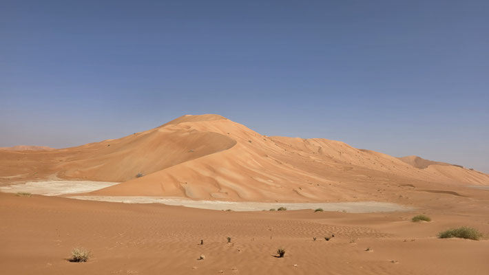 SAND DUNES AND LIGHT DESERT PLAIN OMAN