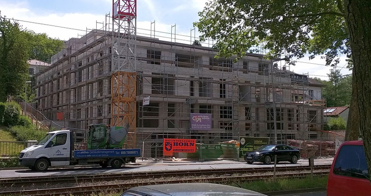 Rohbau Untere Zahlbacher Straße in Mainz