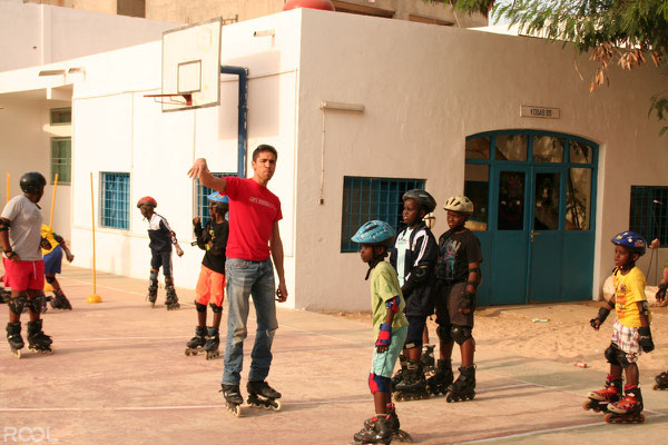Rool - Animation Roller dans école au Sénégal Dakar