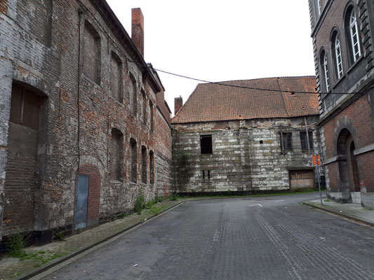 Verlassene Gebäude am Rand der Innenstadt 