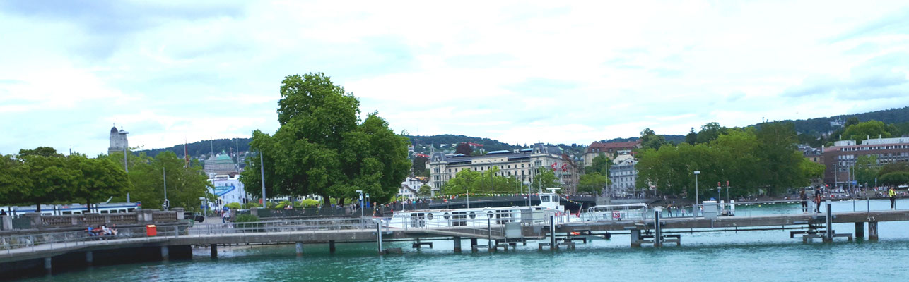 Blick Richtung Bürkliplatz