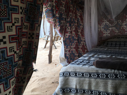 Übernachtung im Beduinen-Zelt