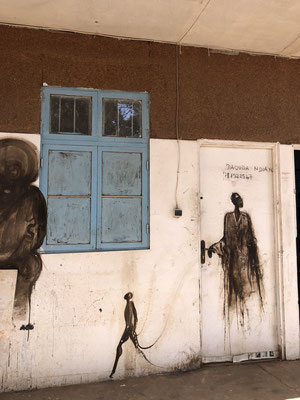 im Künstlerdorf in Dakar zur Dak'Art