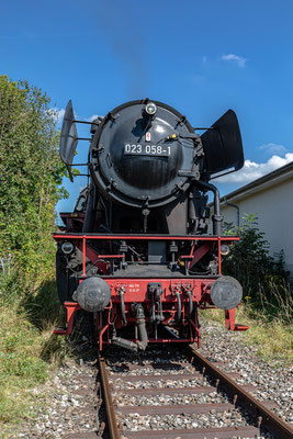 Eisenbahn-Romantik Dampflok auf der Biberbahn 