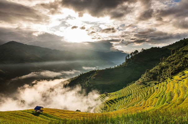 Mountain Scene in Northern Vietnam