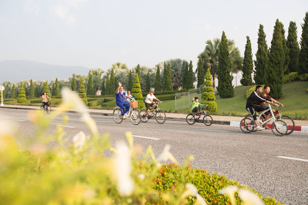 Bicycle ride around the Community