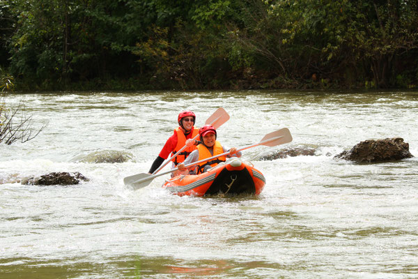 Canoeing in Saiyoke