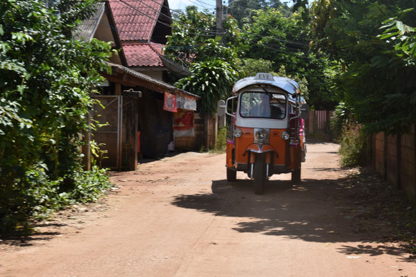 Start with the Tuk Tuk from Chiang Mai