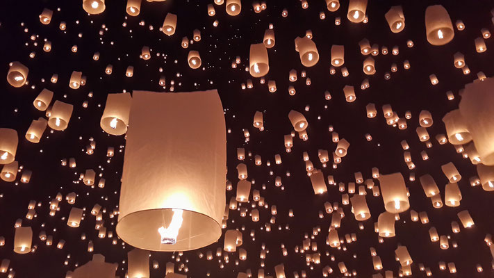 Loy Krathong in Chiang Mai is a once in a lifetime experience