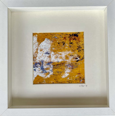 Provence, Ocre brûlé  |  12x12  |  Pigmente auf Papier