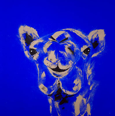 Camel  | 50x50  |  Acryl auf Leinwand