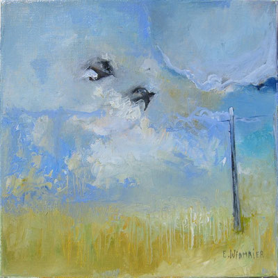 Coup de vent 30x30cm