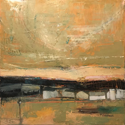 Au bord de la route 50x50cm