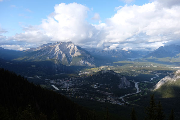 Viewpoint Sulphur Mountain / Blick auf Banff